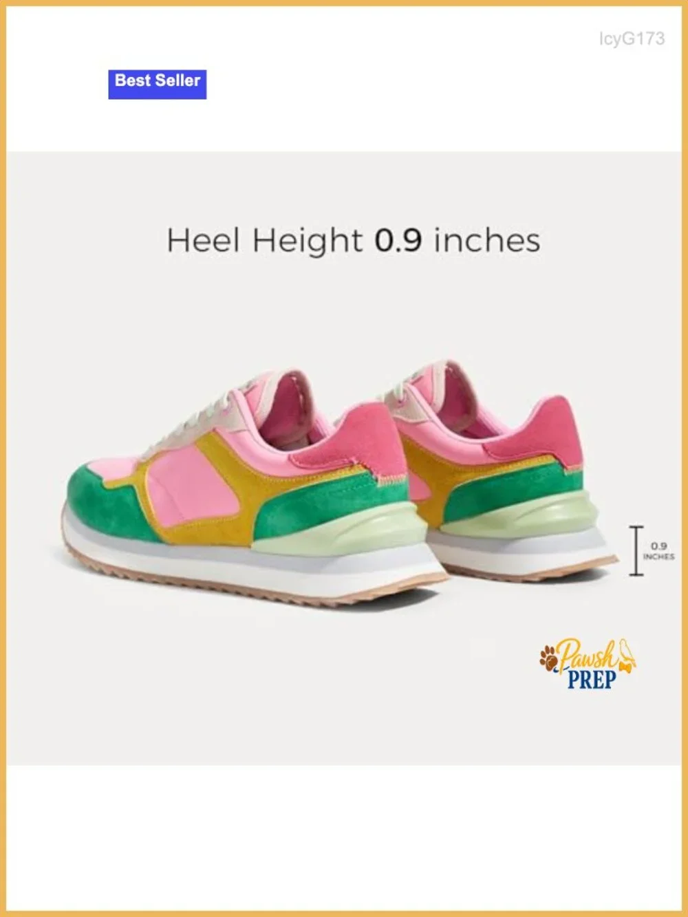 Women's Platform Sneakers Suede Colorblock Retro Casual Walking Shoes